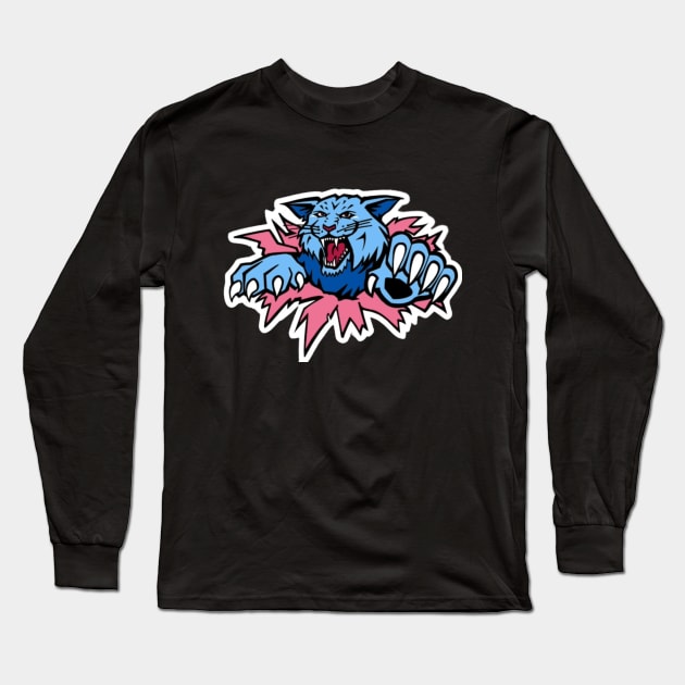 Wildcats 2.0 logo design Long Sleeve T-Shirt by SurreyWildcats